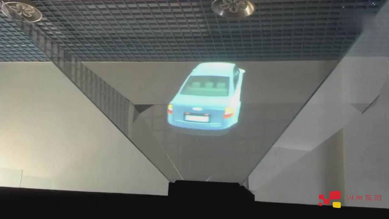 汽車展示360度全息成像柜