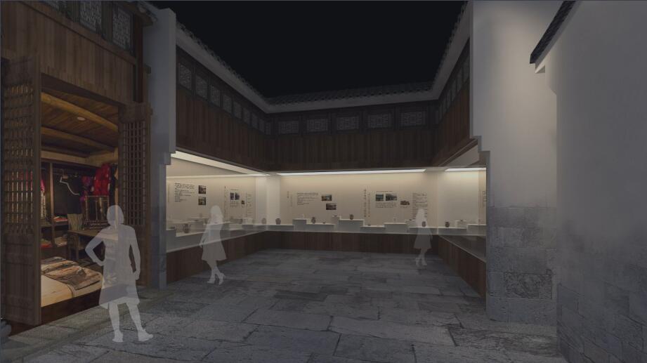 上海縣700年數字博物館設計效果圖-第二展廳