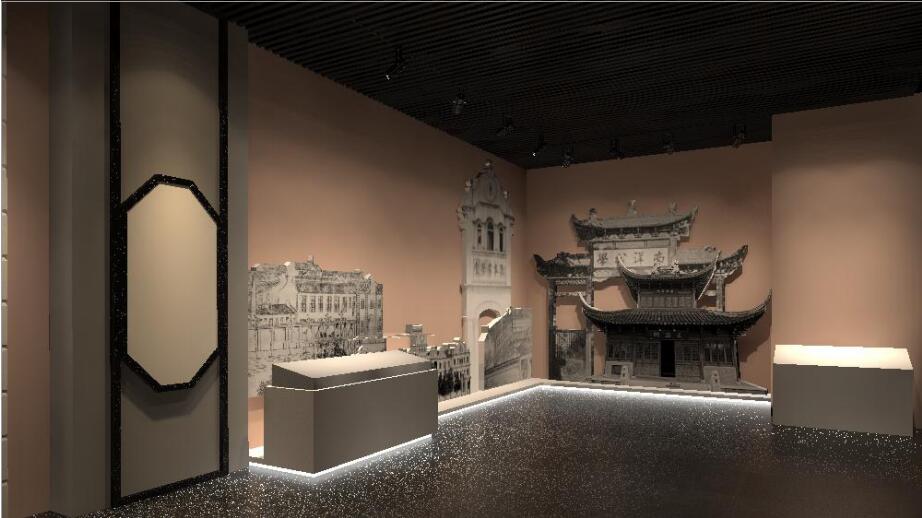 上海縣700年數字博物館設計效果圖-查詢屏